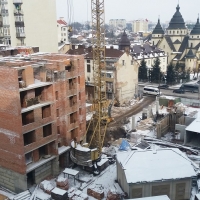 Хід будівництва ЖК по вул. Незалежності від БК "Альянс ІФ" станом на березень